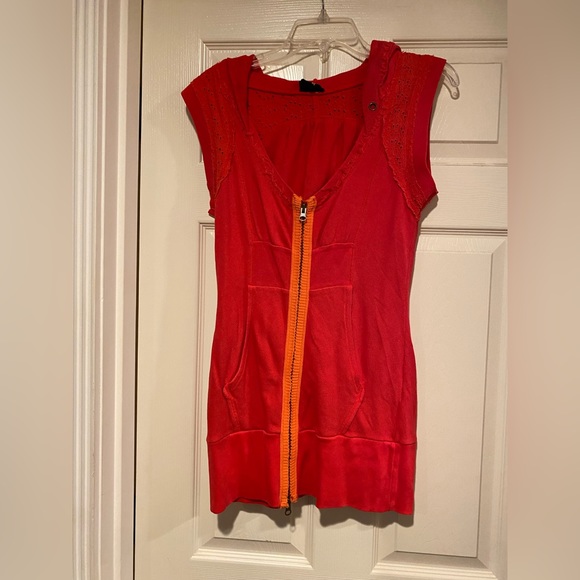 Free People Tops - Free people zip up hooded top